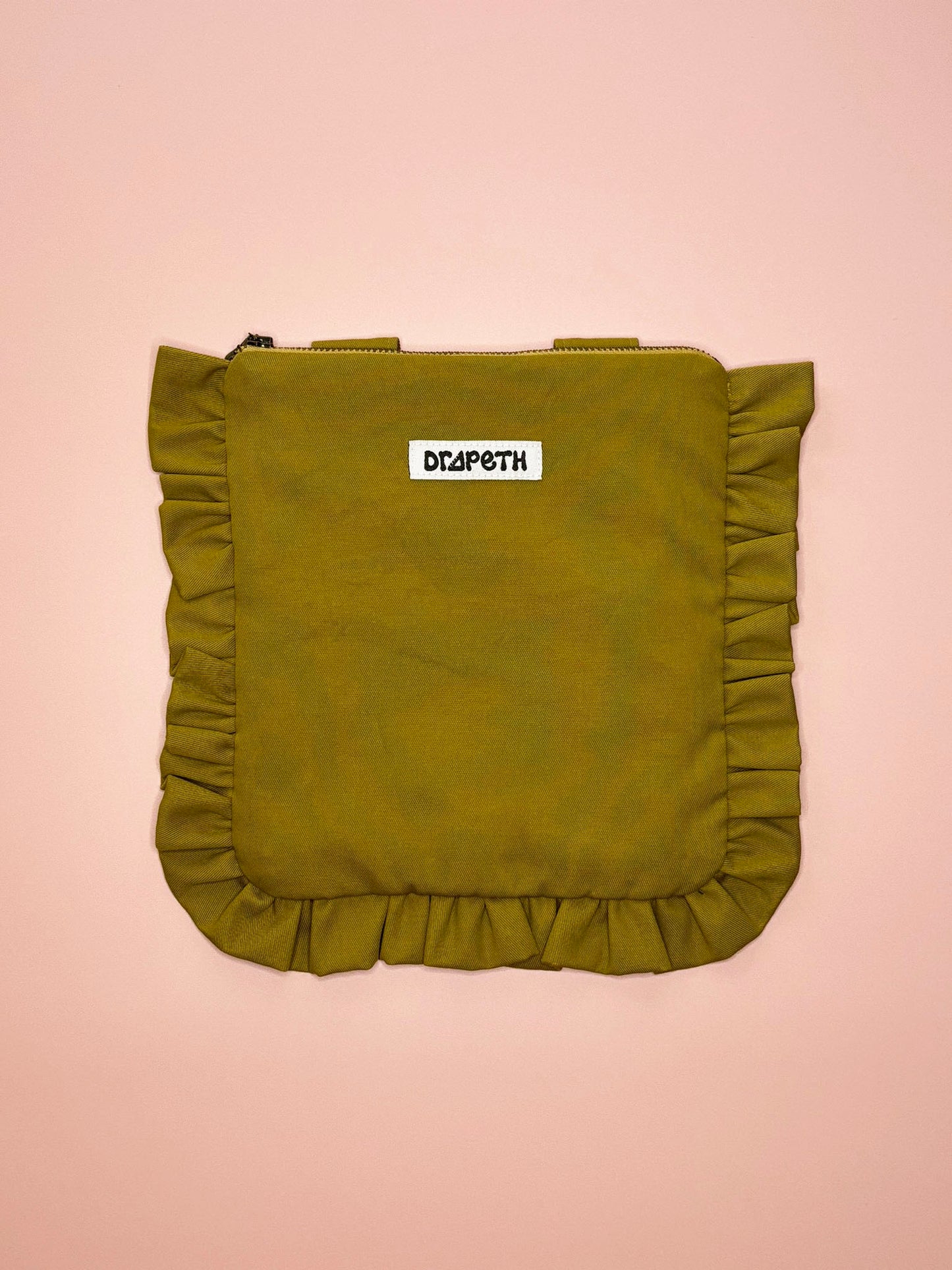 Bagioli Cross-Body Bag in Chartreuse Twill *Limited Edition*